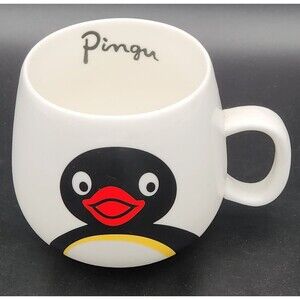 Pingu Penguin Coffee Mug Animated TV Show The Pygos Group Ceramic Cup 10 oz